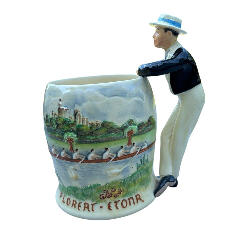 A Crown Devon Fieldings Eton
Boating Song musical jug and mug 1930s